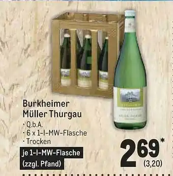 METRO Burkheimer müller thurgau Angebot