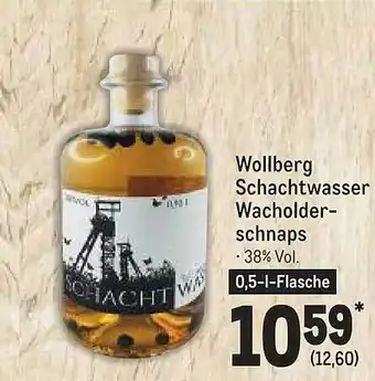 METRO Wollberg schachtwasser wacholder schnaps Angebot