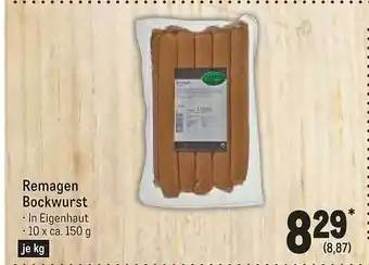METRO Remagen bockwurst Angebot