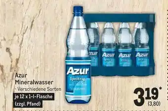 METRO Azur mineralwasser Angebot