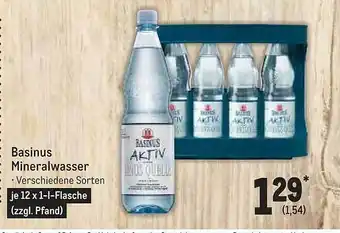 METRO Basinus mineralwasser Angebot