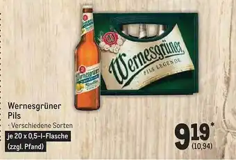 METRO Wernesgrüner pils Angebot