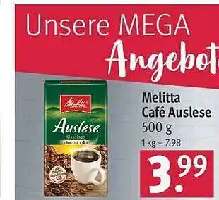 Rossmann Melitta café auslese Angebot