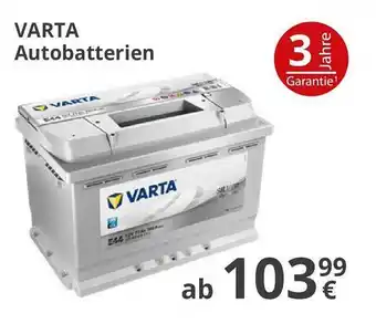 A.T.U. Varta autobatterien Angebot