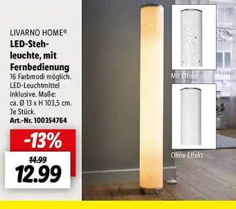 Lidl Livarno home led-stehleuchte, mit fernbedienung Angebot