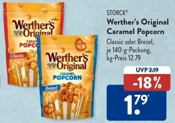 Aldi Süd Storck Werther's Original Caramel Popcorn 140 g Packung Angebot