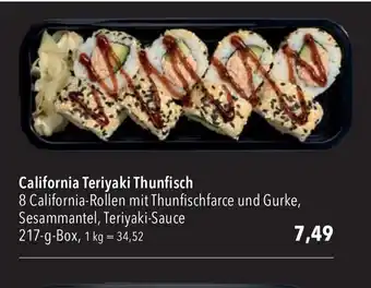 CITTI Markt Eat Happy California Teriyaki Thunfisch 217g Angebot