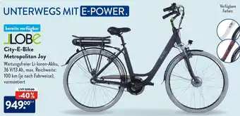 Aldi Süd Jlobe City E-Bike Metropolitan Joy Angebot