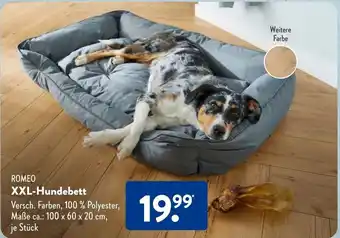 Aldi Süd Romeo XXL Hundebett Angebot