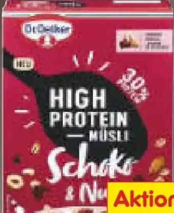 Netto Marken-Discount High protein schoko & nuss müsli Angebot