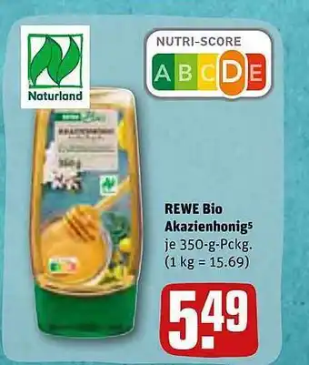 REWE Rewe bio akazienhonig Angebot