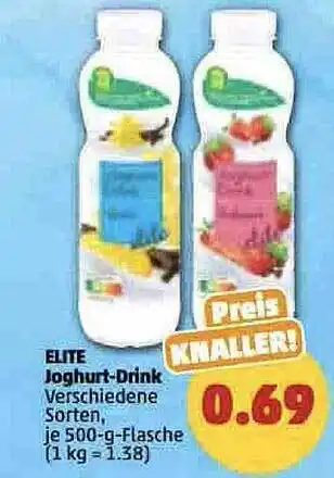 PENNY Elite joghurt-drink Angebot