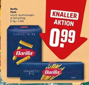 REWE Kaufpark Barilla pasta Angebot