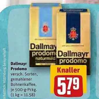 REWE Kaufpark Dallmayr prodomo Angebot