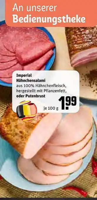 REWE Imperial hähnchensalami oder putenbrust Angebot