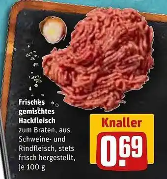 REWE Kaufpark Frisches gemischtes hackfleisch Angebot