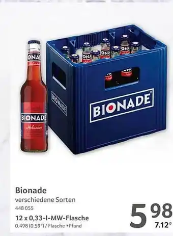 Selgros Bionade verschiedene sorten Angebot