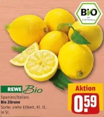 REWE Bio Zitrone Angebot