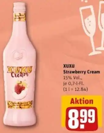 REWE XUXU Strawberry Cream 0,7 L-Fl. Angebot