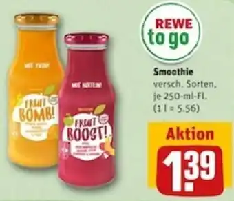 REWE Smoothie 250 ml Fl. Angebot