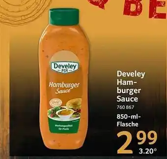 Selgros Develey hamburger sauce Angebot
