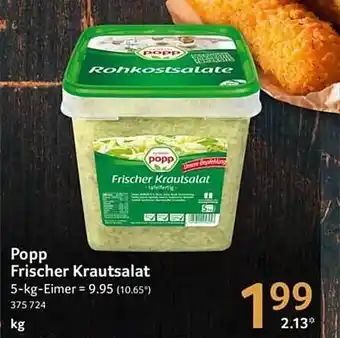 Selgros Popp frischer krautsalat Angebot