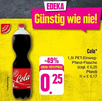 Edeka Cola 1,5 L Angebot