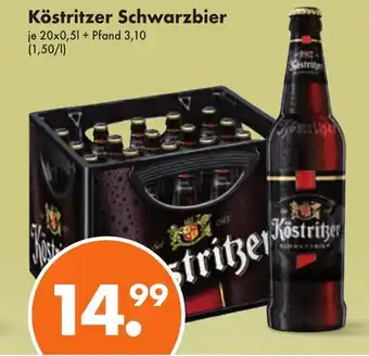 Trink und Spare Kostritzer Schwarzbier 20*500ml Angebot