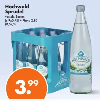 Trink und Spare Hochwald Sprudel Mineralwasser 9*750ml Angebot