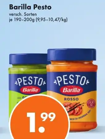 Trink und Spare Barilla Pesto 190-200g Angebot