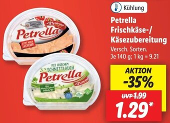 Lidl Petrella Frischkäse/Käsezubereitung 140 g Angebot