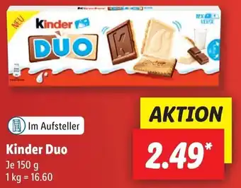 Lidl Kinder Duo 150 g Angebot