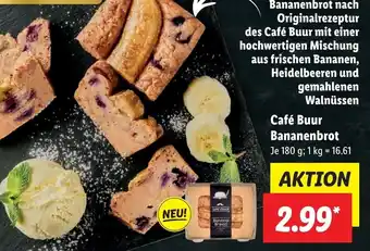 Lidl Café Buur Bananenbrot 180 g Angebot