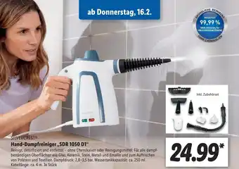 Lidl Silvercrest Hand Dampfreiniger SDR 1050 D1 Angebot