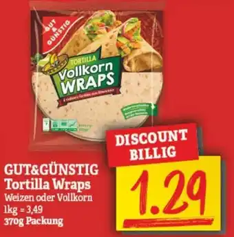 NP Discount Tortilla Wraps 370g Angebot