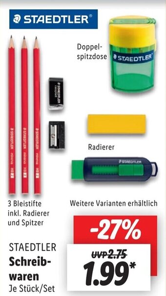 Lidl Staedtler Schreibwaren Angebot