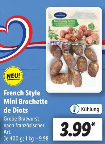 Lidl French Style Mini Brochette de Diots Angebot