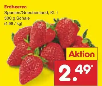 Netto Marken-Discount Erdbeeren 500 g Angebot