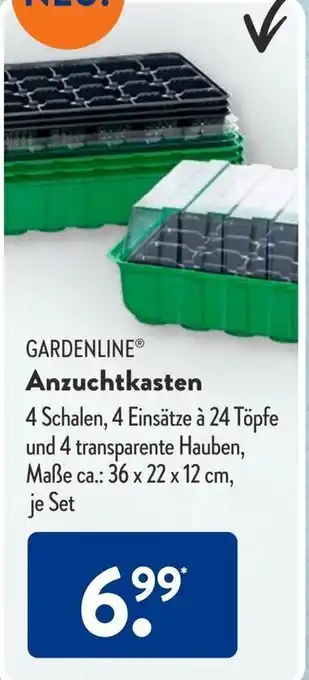 Aldi Süd Gardenline Anzuchtkasten 36 x 22 x 12 cm Angebot