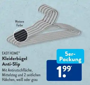 Aldi Süd Easy Home Kleiderbügel Anti Slip 5er Packung Angebot