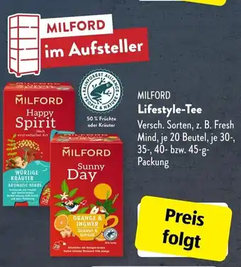 Aldi Süd Milford Lifestyle Tee 45 g Packung Angebot