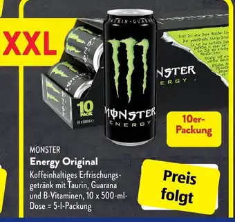 Aldi Süd Monster Energy Original 5 l Packung Angebot