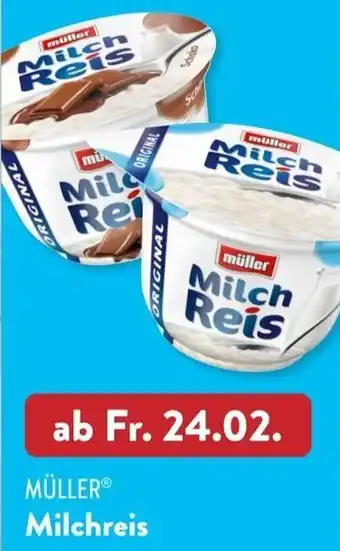 Aldi Süd Müller Milchreis Angebot