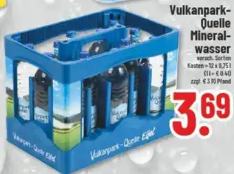 trinkgut Vulkanpark Quelle Mineralwasser 12x0,75 L Angebot