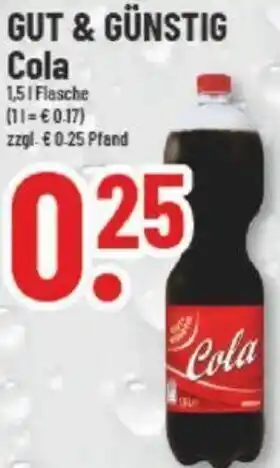 trinkgut Gut & Günstig Cola 1,5 L Flasche Angebot