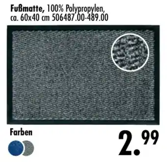 Möbel Boss Fußmatte Angebot