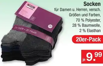 Zimmermann Socken 20er Pack Angebot