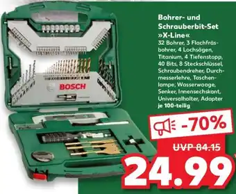 Kaufland Bosch Bohrer und Schrauberbit Set X-Line Angebot