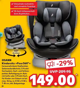 Kaufland Osann Kindersitz ,,Four 360°" Angebot