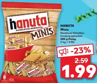 Kaufland Hanuta Minis 200 g Packg. Angebot